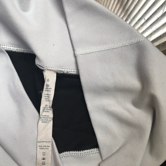 Lululemon Groove Pant II Roll Down Wide Waist High Pant Slim Leggings Stretch 6 - Picture 14 of 16